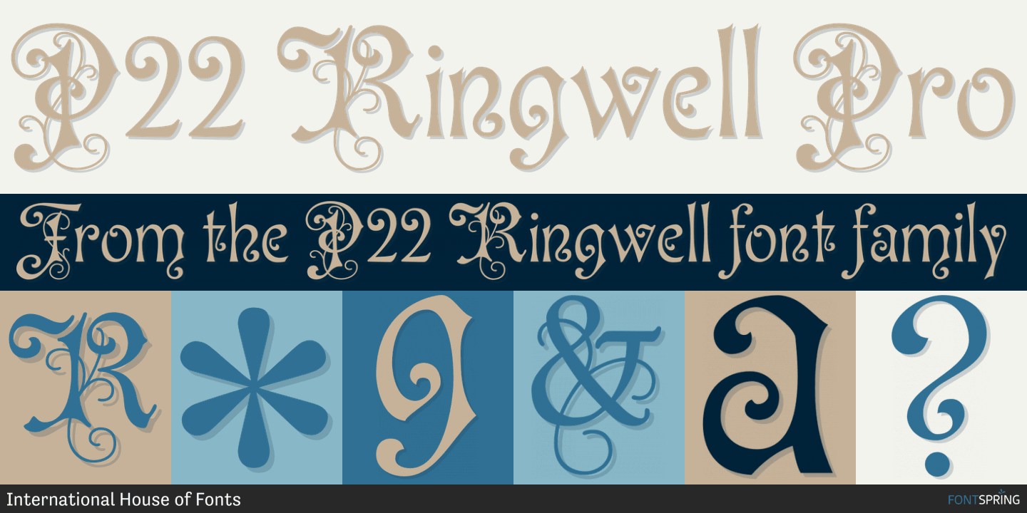 Ejemplo de fuente P22 Ringwell #2